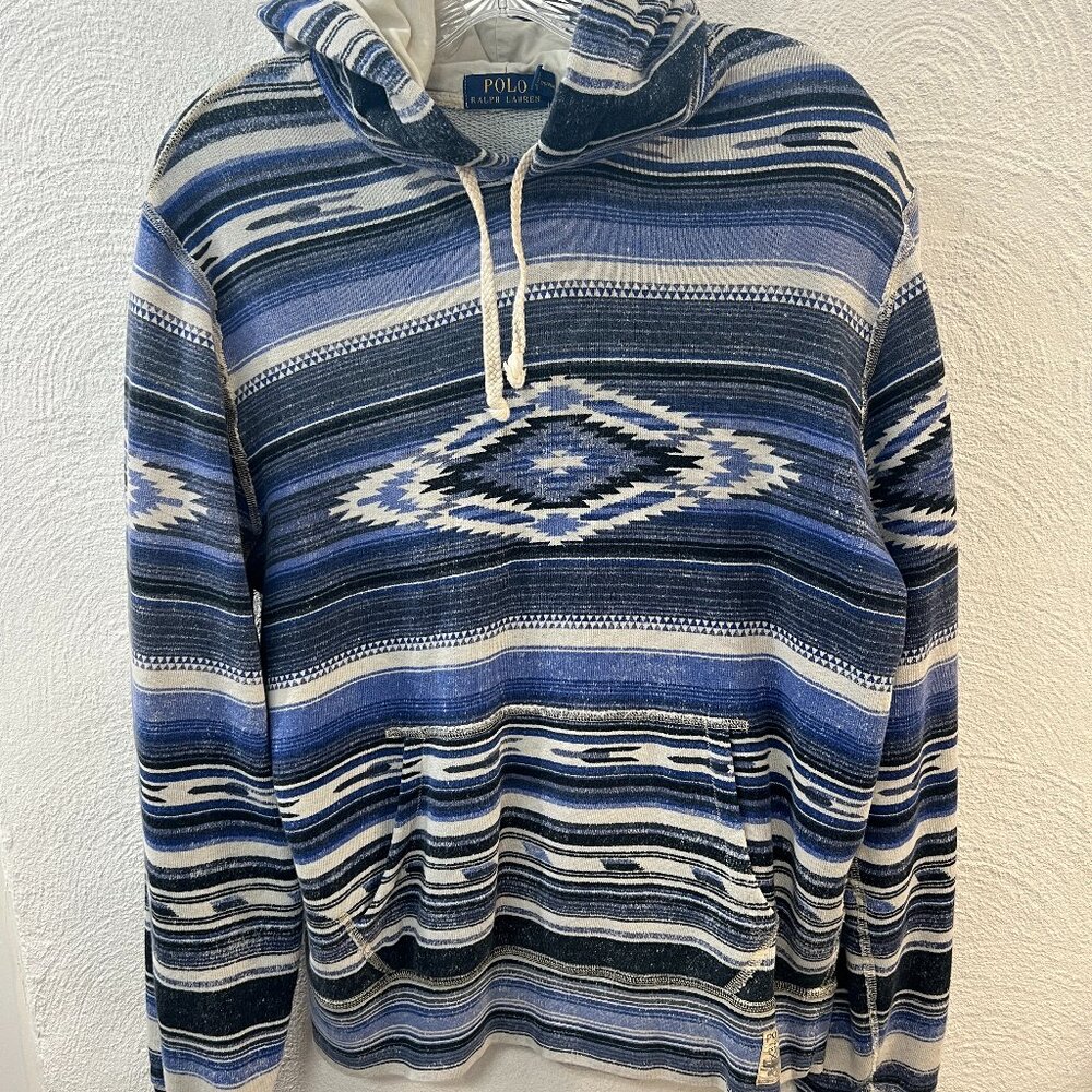 RARE*** Polo Ralph Lauren Polo Ralph Lauren Aztec Sportsman Hoodie Sz. M